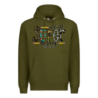 Army Green not all super heroes wear capes Premium Hoodie - CowhideDigitalArt
