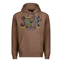 Chestnut not all super heroes wear capes Premium Hoodie - CowhideDigitalArt