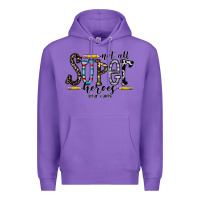 Purple not all super heroes wear capes Premium Hoodie - CowhideDigitalArt