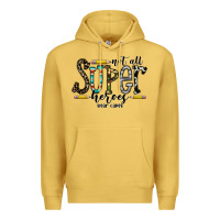 Antique Gold not all super heroes wear capes Premium Hoodie - CowhideDigitalArt