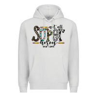 Dove Grey not all super heroes wear capes Premium Hoodie - CowhideDigitalArt