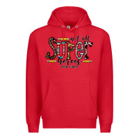 Red not all super heroes wear capes Premium Hoodie - CowhideDigitalArt