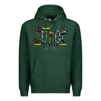 Sports Green not all super heroes wear capes Premium Hoodie - CowhideDigitalArt