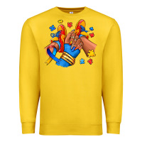 Lemon Autism afro girl sneakers Premium Sweatshirt - RanaPortraitStore