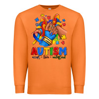 Carrot Autism accept love understand afro girl sneakers Premium Sweatshirt - RanaPortraitStore