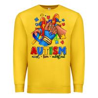 Lemon Autism accept love understand afro girl sneakers Premium Sweatshirt - RanaPortraitStore
