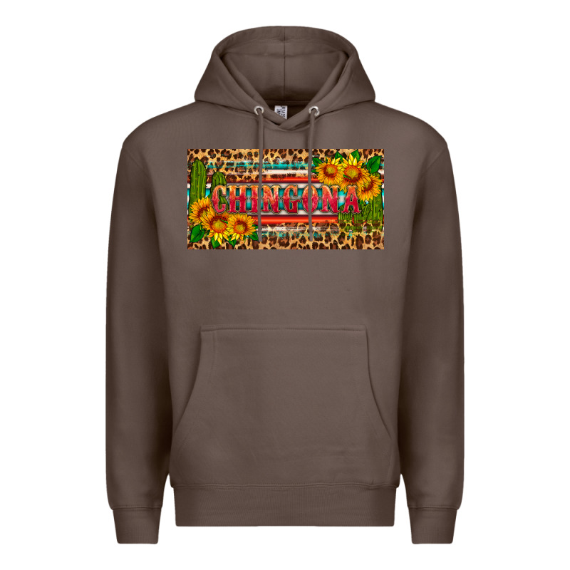 Chingona License Plate Premium Hoodie by HRA Design Shop | Teevron