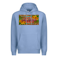 Colony Blue Chingona license plate Premium Hoodie - HRA Design Shop