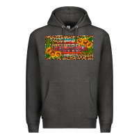 Charcoal Heather Chingona license plate Premium Hoodie - HRA Design Shop
