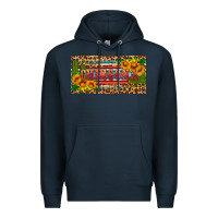 Navy Chingona license plate Premium Hoodie - HRA Design Shop