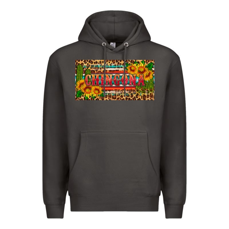 Chingona License Plate Premium Hoodie by HRA Design Shop | Teevron