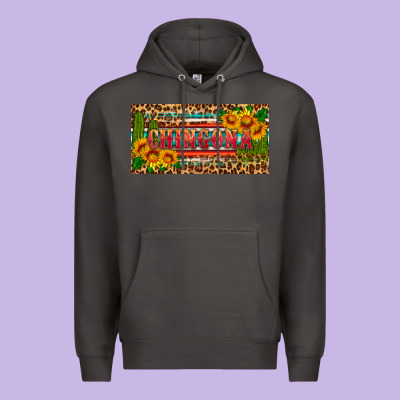 Chingona License Plate Premium Hoodie Designed By Hra Design Shop