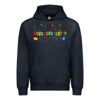 Navy neurodiversity is beautiful Urban Hoodie - JahusDesignShop