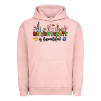 Pigment Salmon neurodiversity is beautiful Urban Hoodie - JahusDesignShop