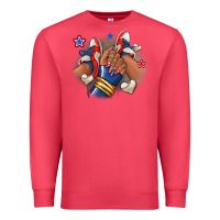 Cardinal Baseball afro girl sneakers Premium Sweatshirt - RanaPortraitStore