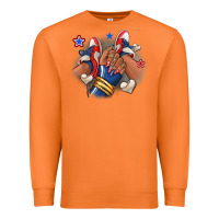 Carrot Baseball afro girl sneakers Premium Sweatshirt - RanaPortraitStore
