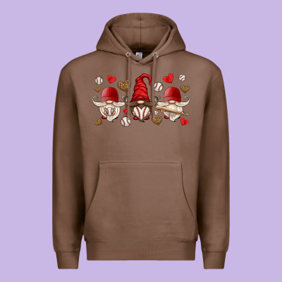 Baseball Gnome Premium Hoodie Designed By Hra Design Shop