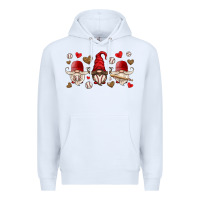 White baseball gnome Premium Hoodie - HRA Design Shop