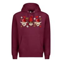 Burgundy baseball gnome Premium Hoodie - HRA Design Shop