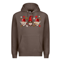 Coffee baseball gnome Premium Hoodie - HRA Design Shop