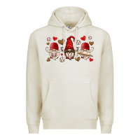 Oatmeal Heather baseball gnome Premium Hoodie - HRA Design Shop