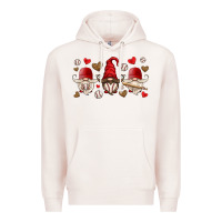 Pale Pink baseball gnome Premium Hoodie - HRA Design Shop
