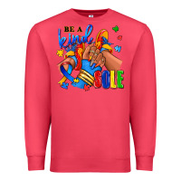 Cardinal Be a kind sole Autism afro girl sneakers Premium Sweatshirt - RanaPortraitStore