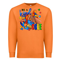 Carrot Be a kind sole Autism afro girl sneakers Premium Sweatshirt - RanaPortraitStore