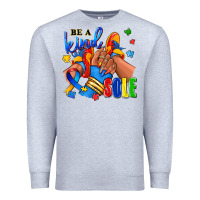 Be A Kind Sole Autism Afro Girl Sneakers Premium Sweatshirt | Teevron