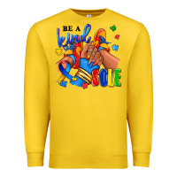 Lemon Be a kind sole Autism afro girl sneakers Premium Sweatshirt - RanaPortraitStore