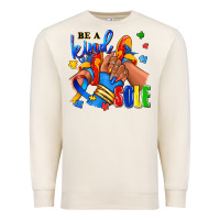 Sandshell Be a kind sole Autism afro girl sneakers Premium Sweatshirt - RanaPortraitStore