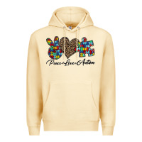 Pina Colada peace love autism1 Premium Hoodie - CowhideDigitalArt