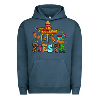 Pigment Midnight Navy let's fiesta Urban Hoodie - AdoDesignShop