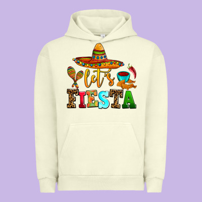 Let's Fiesta Urban Hoodie Designed By Adodesignshop