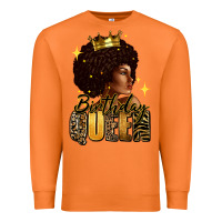 Carrot Birthday queen afro girl Premium Sweatshirt - RanaPortraitStore