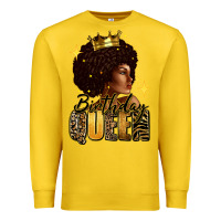 Lemon Birthday queen afro girl Premium Sweatshirt - RanaPortraitStore