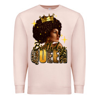 Pale Pink Birthday queen afro girl Premium Sweatshirt - RanaPortraitStore