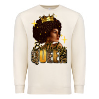 Sandshell Birthday queen afro girl Premium Sweatshirt - RanaPortraitStore