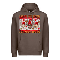 Coffee baseball gnome Premium Hoodie - HRA Design Shop