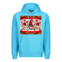 Ocean Blue baseball gnome Premium Hoodie - HRA Design Shop