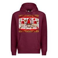 Burgundy baseball gnome Premium Hoodie - HRA Design Shop