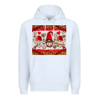 White baseball gnome Premium Hoodie - HRA Design Shop