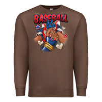 Chestnut Baseball life afro girl sneakers Premium Sweatshirt - RanaPortraitStore