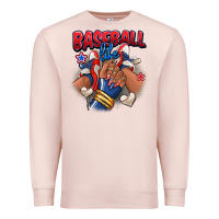 Pale Pink Baseball life afro girl sneakers Premium Sweatshirt - RanaPortraitStore