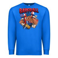 True Royal Baseball life afro girl sneakers Premium Sweatshirt - RanaPortraitStore