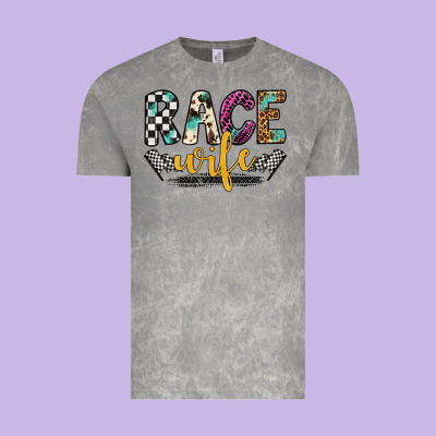 Race Wife Vintage Tee Designed By Artiststas