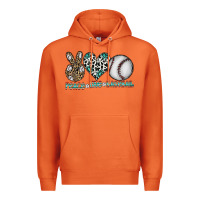 Carrot peace love baseball Premium Hoodie - CowhideDigitalArt