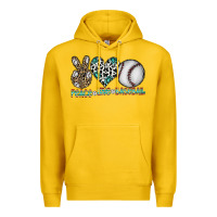 Lemon peace love baseball Premium Hoodie - CowhideDigitalArt