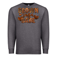 Charcoal Heather Brown sugar babe Premium Sweatshirt - RanaPortraitStore