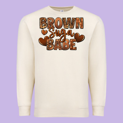 Premium Sweatshirt Brown sugar babe